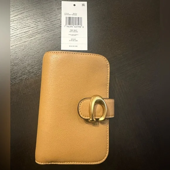 COACH Tabby Wallet Honey Brown - Picture 2 of 9